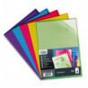 OXFORD Sachet de 10 pochettes coins en PVC 15/100e. Format A4. Coloris assortis acidulés