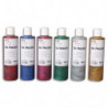 ART PLUS Boîte de 6 x 250ml de gel pailleté couleurs assorties