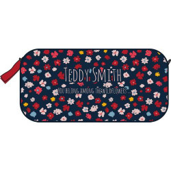 OXFORD Fourre-tout rect. TEDDY SMITH BEST OF en polyester+PU 22x10x4 cm. Sérigraphié, coloris assortis.