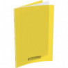 CONQUERANT C9 Cahier piqûre 24x32cm 140 pages 90g grands carreaux Seyès. Couverture polypropylène Jaune