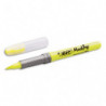 BIC Highlighter Flex Surligneurs à Pointe Souple et Flexible - Jaune