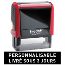 TRODAT PRINTY 4912 - 5 lignes - tampon société personnalisable empreinte 47x18mm