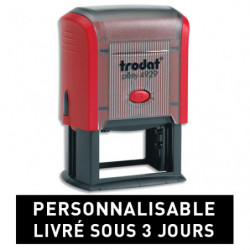 TRODAT PRINTY 4929 - 7 lignes - tampon société personnalisable empreinte 50x30mm