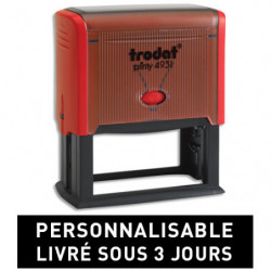 TRODAT PRINTY 4931 - 7 lignes - tampon société personnalisable empreinte 70x30mm