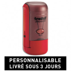 TRODAT PRINTY 46019 - 5 lignes - tampon société personnalisable empreinte Ronde 19x19mm