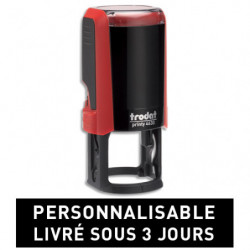 TRODAT PRINTY 4630 - 7 lignes - tampon société personnalisable empreinte Ronde 30x30mm