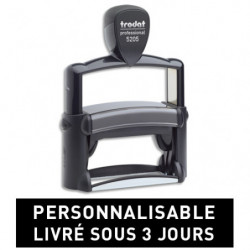 TRODAT PROLINE 5205 - 6 lignes - tampon société personnalisable empreinte 70x25mm