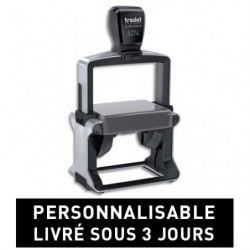 TRODAT PROLINE 5274 - 10 lignes- tampon société personnalisable empreinte 60x40mm