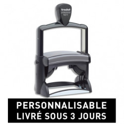 TRODAT PROLINE 5211 - 14 lignes -tampon société personnalisable empreinte 85x55mm
