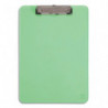 MAUL Porte-bloc simple A4 en polypropylène avec pince métal. Coloris vert