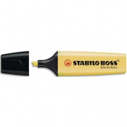 STABILO BOSS ORIGINAL Pastel surligneur pointe biseautée - Crème de jaune