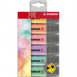 STABILO BOSS ORIGINAL Pastel - Pochette de 6 surligneurs - Coloris pastel