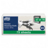 TORK Boîte de 300 torchons non tissé Biobased hautement absorbant, écologique, emballage recyclé