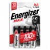 ENERGIZER Blister de 4 piles AA LR06 Max 7638900437645