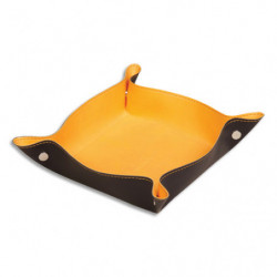 RHODIA Vide-poche réversible Rhodiarama simili cuir italien 4 aimants Dim (lxhxp) : 12x4,5x12 cm. O/Black