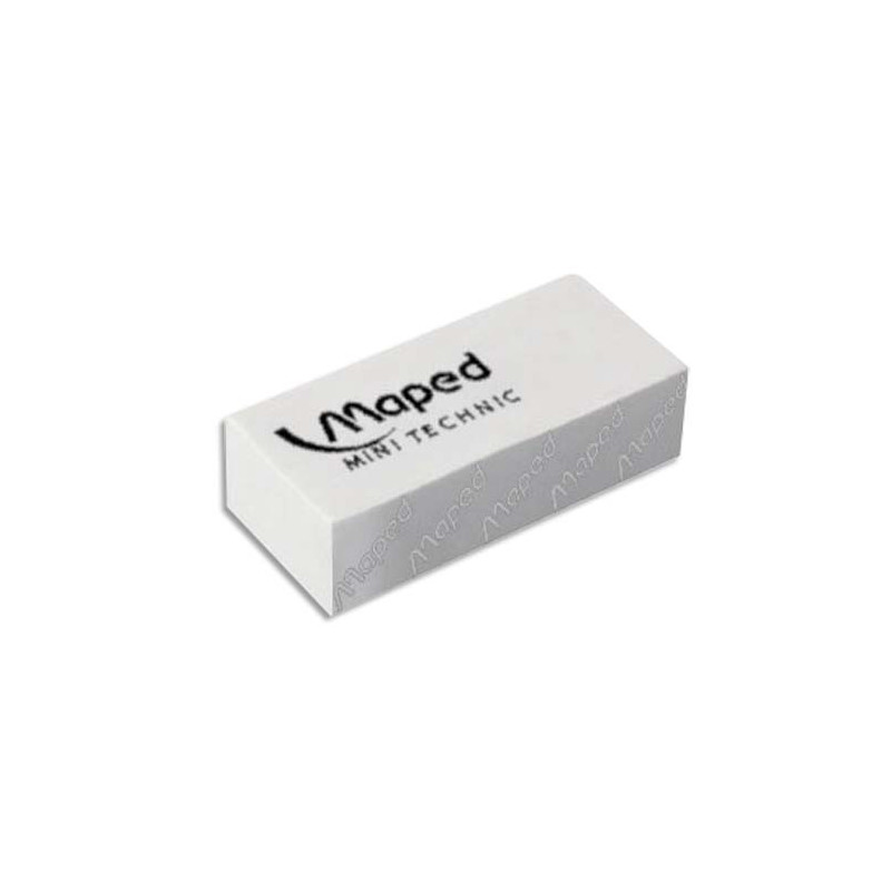 MAPED Gomme mini technic petit modèle avec fourreau pour le crayon.