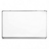 ULMANN Tableau mural en acier émaillé Blanc, effaçable à sec, porte-accessoires - Format : 200 x 126 cm