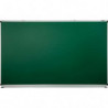 ULMANN Tableau mural en acier émaillé Vert, écriture craie, porte-accessoires - Format : 200 x 126 cm