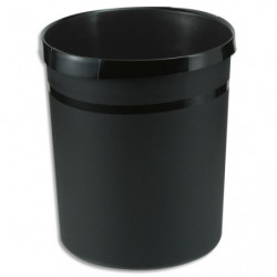 HAN Corbeille à papier KARMA 18 litres PS recyclé Certifié Ange Bleu. Dim (lxhxp): 31,2x34,5x23,7 cm Noir