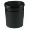 HAN Corbeille à papier KARMA 18 litres PS recyclé Certifié Ange Bleu. Dim (lxhxp): 31,2x34,5x23,7 cm Noir