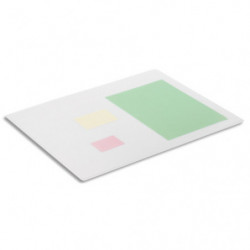 DURABLE Sous-main en polypropylène - Antireflet et antidérapant - Dim (l x p) : 53 x 40 cm - Transparent