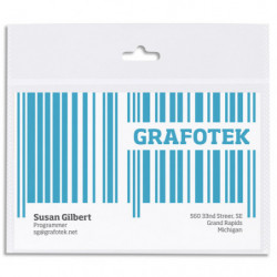 TARIFOLD Paquet de 10 porte-badges biodégradables format 105x92mm 10721