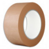 Ruban adhésif manuel brun composé d'un support en papier Kraft , colle caoutchouc 50mm x 50 m, 130 µm