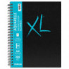 CANSON Carnet de 34 feuilles XL BOOK AQUARELLE. Format A4, 300 grammes, grain fin. Spirale grand côté