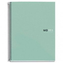 MIQUELRIUS Cahier carte spirale ORIGINAL 21x29,7cm 160 pages 90g 5x5. Coloris aquamarine
