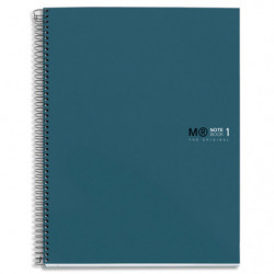 MIQUELRIUS Cahier carte spirale ORIGINAL 21x29,7cm 160 pages 90g 5x5. Coloris bleu océan