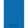 CONQUERANT C9 Cahier piqûre 24x32cm 96 pages 90g quadrillé 5x5. Couverture polypropylène Bleu