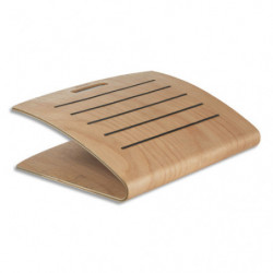 ALBA Repose-pied double position : à plat ou à bascule. Surface texturée antidérapant. Coloris naturel