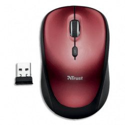 TRUST Souris sans fil rouge YVI ECO
