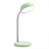 UNILUX Lampe de bureau LED TAMY. Bras flexible pivotant à 360°. 6 kWh/1000h, 3 000K, 20 000h. Verte