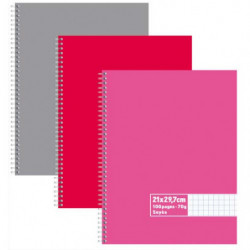 Cahier spirale 21x29,7cm...