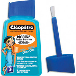 CLEOPATRE Pot de colle marine en 80 gr avec pinceau incorporé