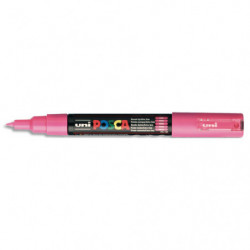 UNI POSCA Marqueur peinture. Pointe extra fine de 0,7 à 1 mm (PC1MC). Couleur rose