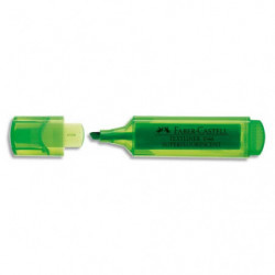 FABER CASTELL Surligneur TEXTLINER 1546, pointe feutre biseautée, coloris Vert