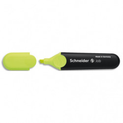 SCHNEIDER Surligneur JOB 150 (rechargeable) pointe biseautée, encre Jaune