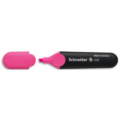 SCHNEIDER Surligneur JOB 150 (rechargeable) pointe biseautée, encre Rose