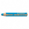 STABILO woody 3in1 crayon de couleur multi-surfaces mine extra-large (10 mm) - Cyan