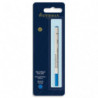 PARKER Recharge pour Stylo Roller pointe fine encre Bleue. En blister.