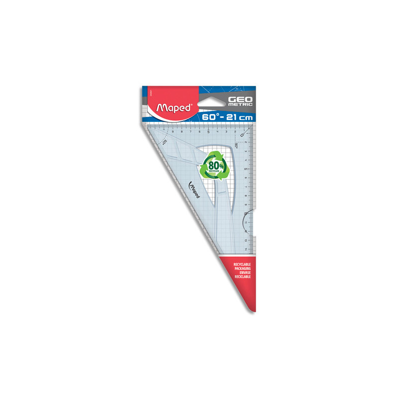 MAPED Geometric - Équerre 21 cm - 60°