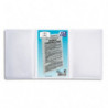 OXFORD Etuis 6 faces pour carte Grise 8,5 x 12,5 cm en PVC 20/100e. Présentation 3 volets