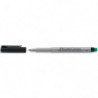 FABER CASTELL Feutre MULTIMARK pour écriture sur CD/DVD, pointe super fine, encre Noire soluble