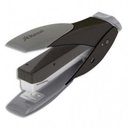 REXEL Agrafeuse socle Optima40. 30 feuilles Gris/Orange. Agrafe 24/6 & 26/6. Agrafage sans effort 2102357
