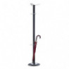 STEELRANGE Portemanteau 6 patères, acier Blanc, porteparapluie, fut et base acier anthracite, H 175 cm