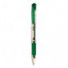 UNI-BALL Stylo bille pointe large encre gel Vert SIGNO BROAD, corps avec grip + capuchon UNI-BALL
