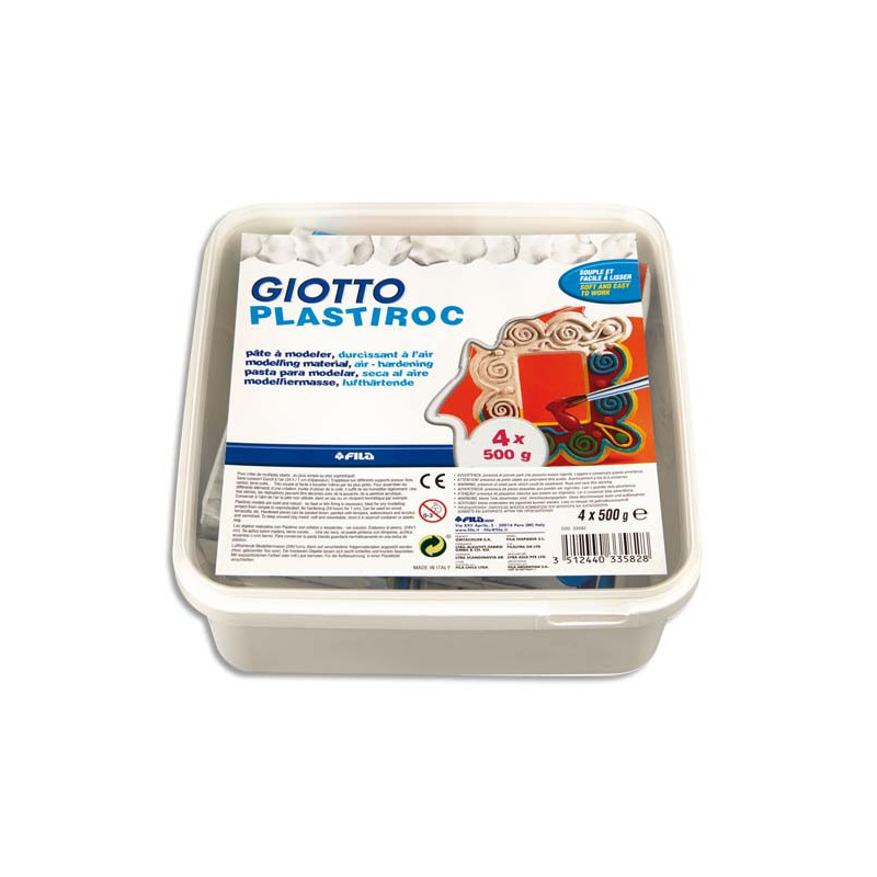 GIOTTO Pack de 4 x 500 g de Plastiroc