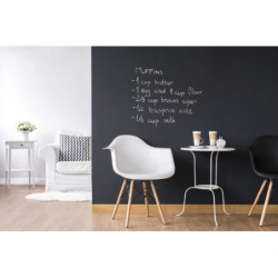 FILMOLUX Film tableau noir avec dos enduit adhésif à points repositionnable, pose facile 1,372 x 10m